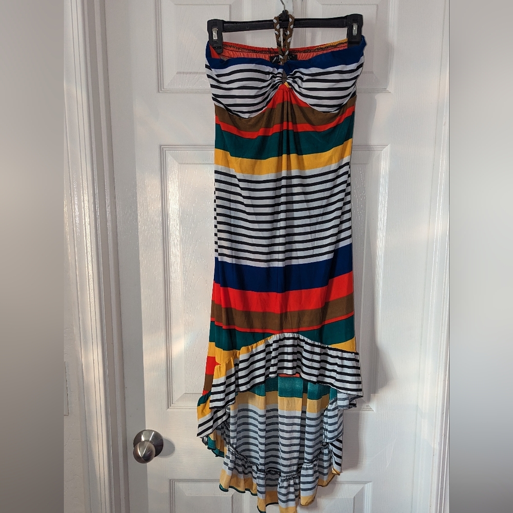Striped Multicolor Women's Dress